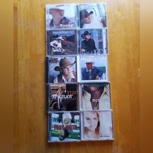 CD bundle of 10 country music